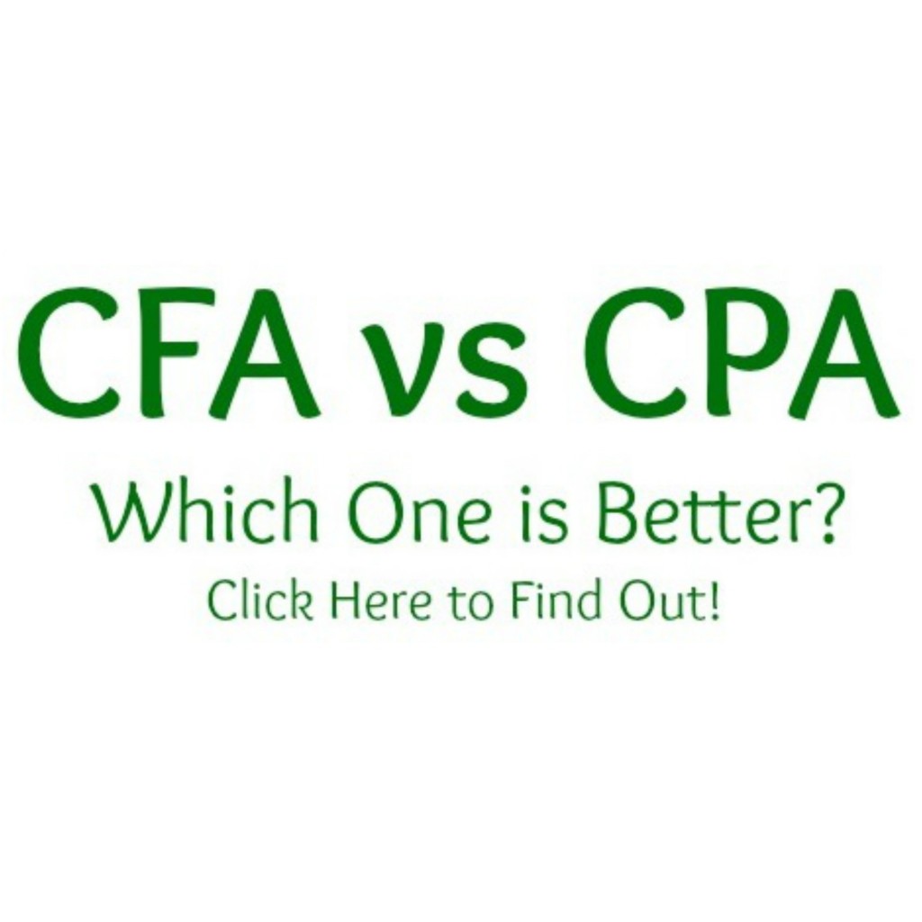 CFA Vs CPA | CRUSH The Financial Analyst Exam