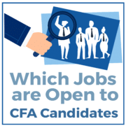 Which Jobs are Open to CFA Candidates