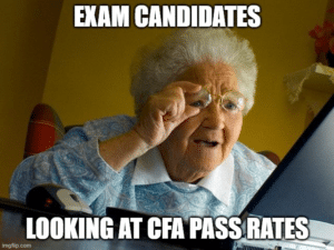 cfa pass rates